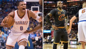 Russell Westbrook und LeBron James haben die Saison mit einem Feuerwerk eröffnet