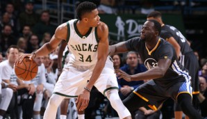 Draymond Green überragte in der Defense gegen Giannis Antetokounmpo