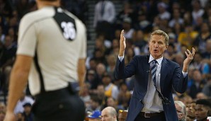 Steve Kerr regt sich nicht als Einziger über ausbleibende Pfiffe der Refs auf