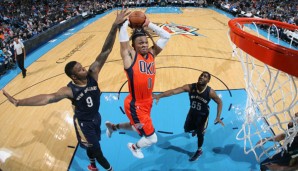 Russell Westbrook begeistert sich selbst - und uns auch