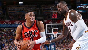 Russell Westbrook und leBron James haben die erste Auszeichnung der Saison abgeräumt