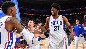 Joel Embiid spielt nach zwei Jahren Pause eine phänomenale Rookie-Saison