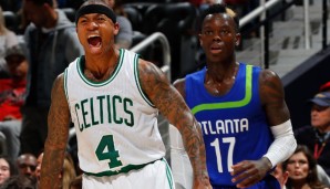 Isaiah Thomas traf den entscheidenden Wurf gegen die Atlanta Hawks