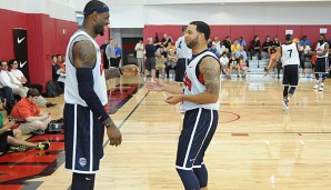 Deron Williams und LeBron James kennen sich aus gemeinsamen Zeiten beim Team USA