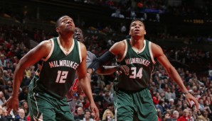 Jabari Parker (l.) ist der Durchbruch bei den Milwaukee Bucks gelungen