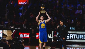 Klay Thompson siegte im letzten Jahr beim 3-Point-Contest