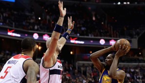 Kevin Durant zog sich die Verletzung im Spiel gegen die Washington Wizards zu