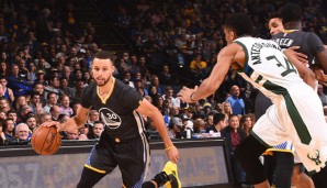 Stephen Curry stellte Giannis Antetokounmpo in den Schatten