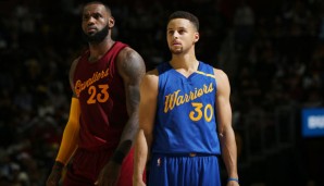 So sieht man sich wieder? LeBron James und Stephen Curry bestritten die letzten beiden Finals