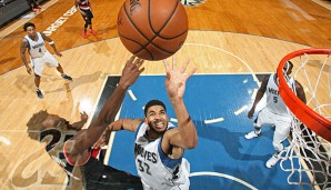 Karl-Anthony Towns war einmal mehr der Garant für die Sieg der Timberwolves