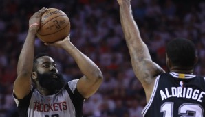 Die Spurs-Verteidigung verzweifelte gegen Harden