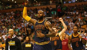 LeBron James dominierte auch Spiel 2 der Serie