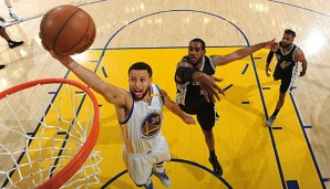 Stephen Curry war von den Spurs nicht zu halten