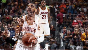 Kyrie Irving und LeBron James legten in Spiel 3 zusammen 77 Punkte auf