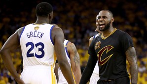 LeBron James und Draymond Green liefern sich seit der Warriors-Meisterfeier eine Medienschlacht