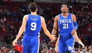 Mit Dario Saric und Joel Embiid sind gleich zwei Sixers-Spieler vertreten