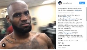 "Die Dubs haben LeBron kahl geschoren" - so ließe sich die Antwort von Green auf LeBrons Insta-Video mit neuem Haarstil wohl am besten in Draymond-Sprech übersetzen