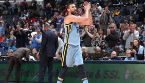 Platz 18: Marc Gasol (Grizzlies) - 128,2 Millionen