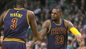 Bereits 2015 spielten Kendrick Perkins und LeBron James gemeinsam für die Cavaliers