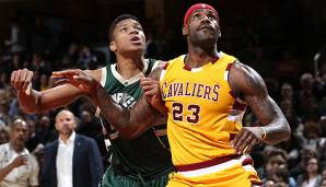 LeBron James und Giannis Antetokounmpo sind die besten Spieler der Central Division