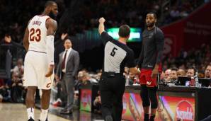 LeBron James wurde zum ersten Mal in seiner Karriere ejected