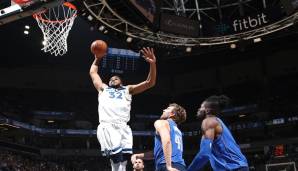 Dem starken Auftritt von Karl-Anthony Towns haben die Mavericks nichts entgegenzusetzen