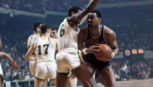 Platz 4: Wilt Chamberlain (Philadelphia/San Francisco Warriors, Philadelphia 76ers, Los Angeles Lakers, 1959-1973): 12.681 Field Goals