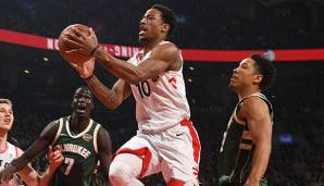 DeMar DeRozan hat einen neuen Franchiserekord für die Toronto Raptors aufgestellt