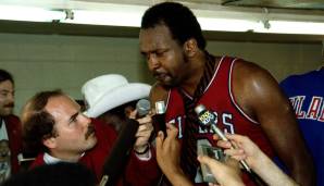 Platz 17: Moses Malone (Braves, Rockets, Sixers, Bullets, Hawks, Bucks, Spurs ) - 45.071 Minuten in 1.329 Spielen