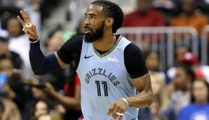 Memphis Grizzlies: MIKE CONLEY (2007-2019) - 11.733 Punkte