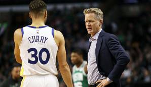 Steve Kerr muss in der ersten Playoff-Runde auf Stephen Curry verzichten