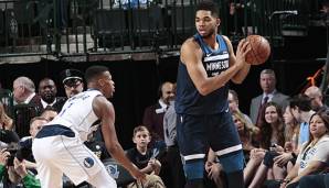 Karl-Anthony Towns zauberte ein 20-20-Spiel auf das Feld