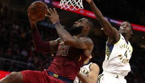 LeBron James will gegen die Indiana Pacers seine 13. Erstrundenserie in Folge gewinnen.