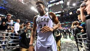 Giannis Antetokounmpo hat sich noch nicht aus den Playoffs verabschiedet.