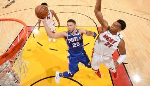 Ben Simmons ist erst der fünfte Rookie, der in den Playoffs ein Triple-Double auflegt