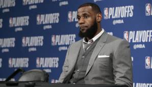 LeBron James konnte nach Spiel 3 nicht mit den Cleveland Cavaliers zufrieden sein.