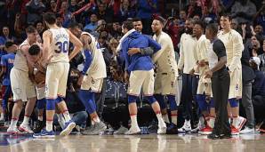 Die Philadelphia 76ers sicherten sich den dritten Platz in der Eastern Conference