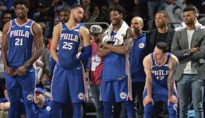 Joel Embiid, Ben Simmons und Co. freuen sich auf die Postseason.