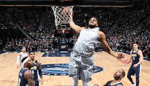 Karl-Anthony Towns verbuchte gegen Denver wieder ein Double-Double.