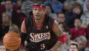 Platz 13: Allen Iverson (1996-2010, 76ers, Nuggets, Grizzlies)