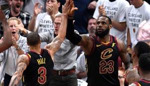 George Hill freut sich darüber, LeBron James im Team zu haben.