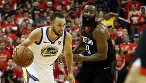 Stephen Curry verpasste gegen die Houston Rockets nur knapp ein Triple-Double