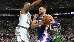 Ben Simmons kam gegen die Boston Celtics bisher nicht gut zum Zug.