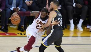 LeBron James trifft in den NBA Finals auf Stephen Curry.