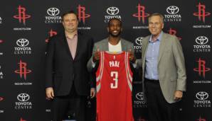 Daryl Morey (l.) von den Houston Rockets gilt als einer der besten GMs der Liga.