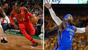 Dennis Schröder und Carmelo Anthony tauschten die Teams.