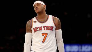 Platz 13: CARMELO ANTHONY (2003-) - Teams: Nuggets, Knicks, Thunder, Rockets, Blazers, Lakers - Finals-Teilnahmen: keine