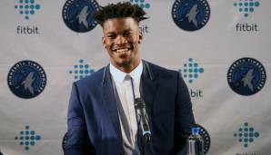 Jimmy Butler könnte bald bei einem neuen Team für gute Laune sorgen.