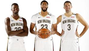 Anthony Davis, Nikola Mirotic und Julius Randle sind die Bayou Bash Brothers