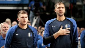 Luka Doncic, Dirk Nowitzki und die Dallas Mavericks rangieren im Power Ranking auf 20.